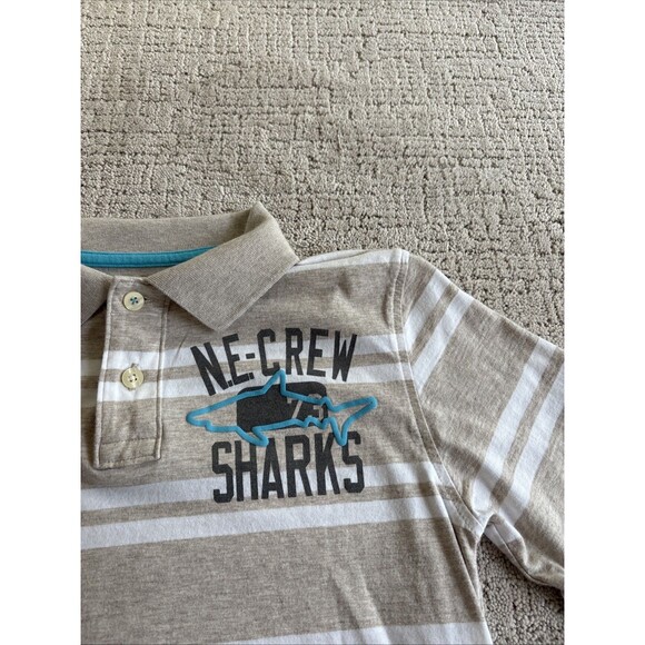 Cherokee Polo Shirt Youth Boys Collared Short Sleeve Striped Size Large (12/14) - Picture 4 of 11